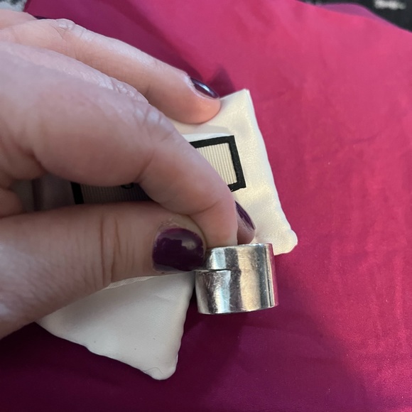 GUCCI 925 - real - AUTH silver G band logo ring - VINTAGE with dust bag - Picture 7 of 7